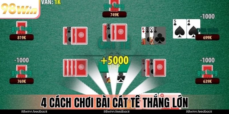 4 cách chơi bài Cát Tê thắng lớn