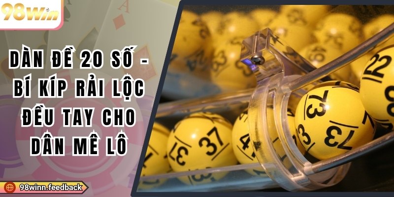 Dàn Đề 20 Số – Bí Kíp Rải Lộc Đều Tay Cho Dân Mê Lô