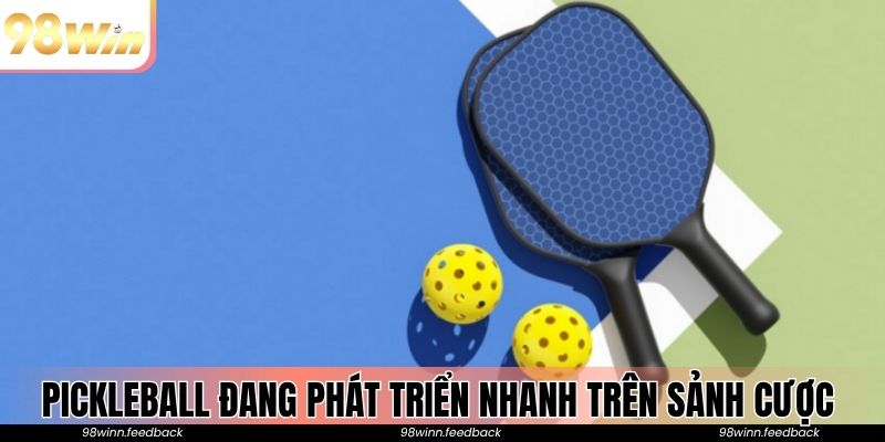Pickleball đang phát triển nhanh trên sảnh cược online