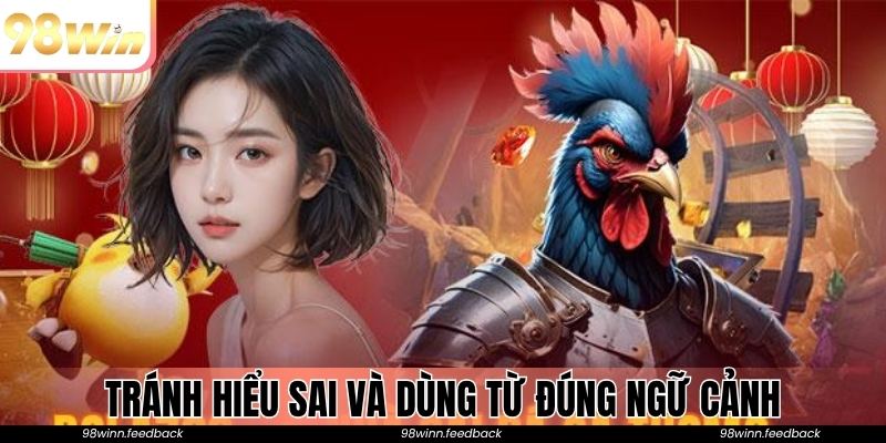 Tránh hiểu sai và dùng từ đúng ngữ cảnh khi thi đấu