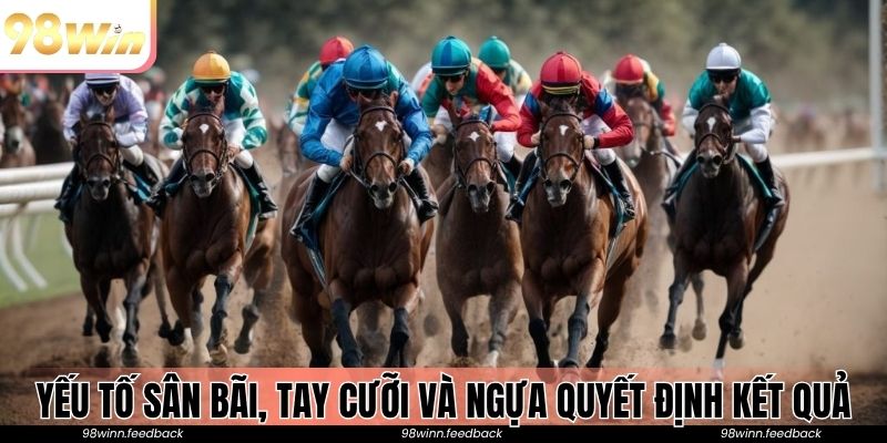 Yếu tố sân bãi, tay cưỡi và ngựa quyết định kết quả